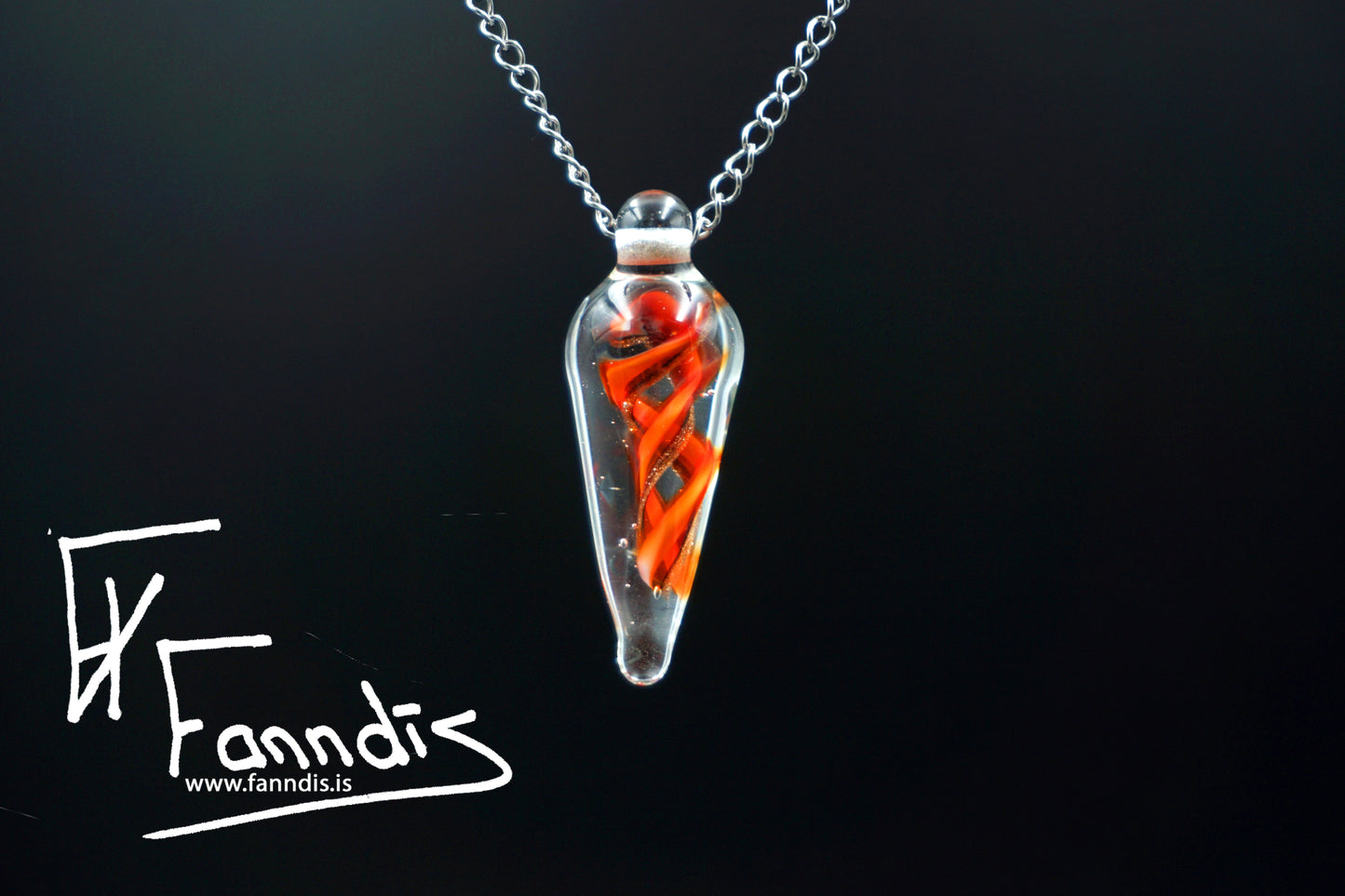 Gler hálsmen / Glass necklace
