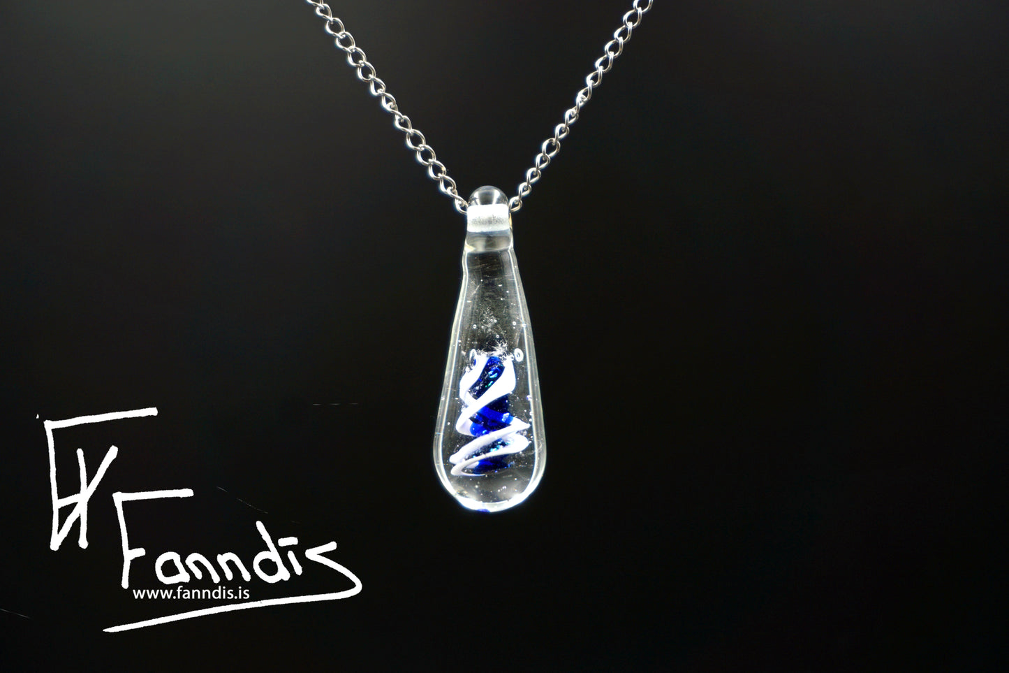 Gler hálsmen / Glass necklace