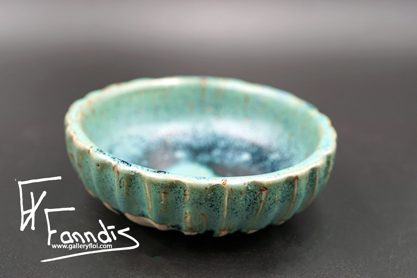 Flói skál með sandi úr Hvítá / Flói bowl with sand from glacier river Hvítá (130-3,440 ml)