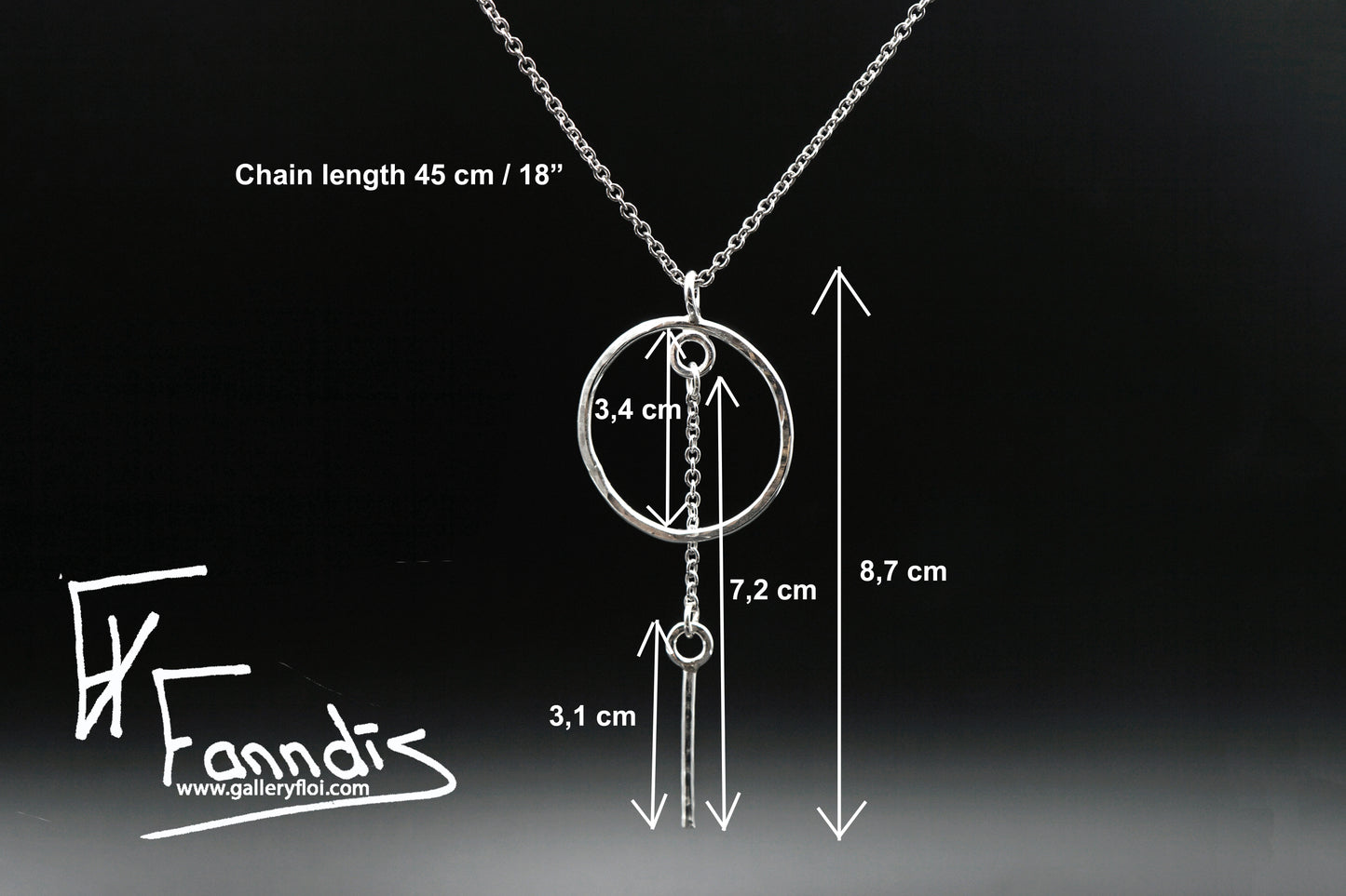925 Silfur hálsmen / 925 Silver necklace