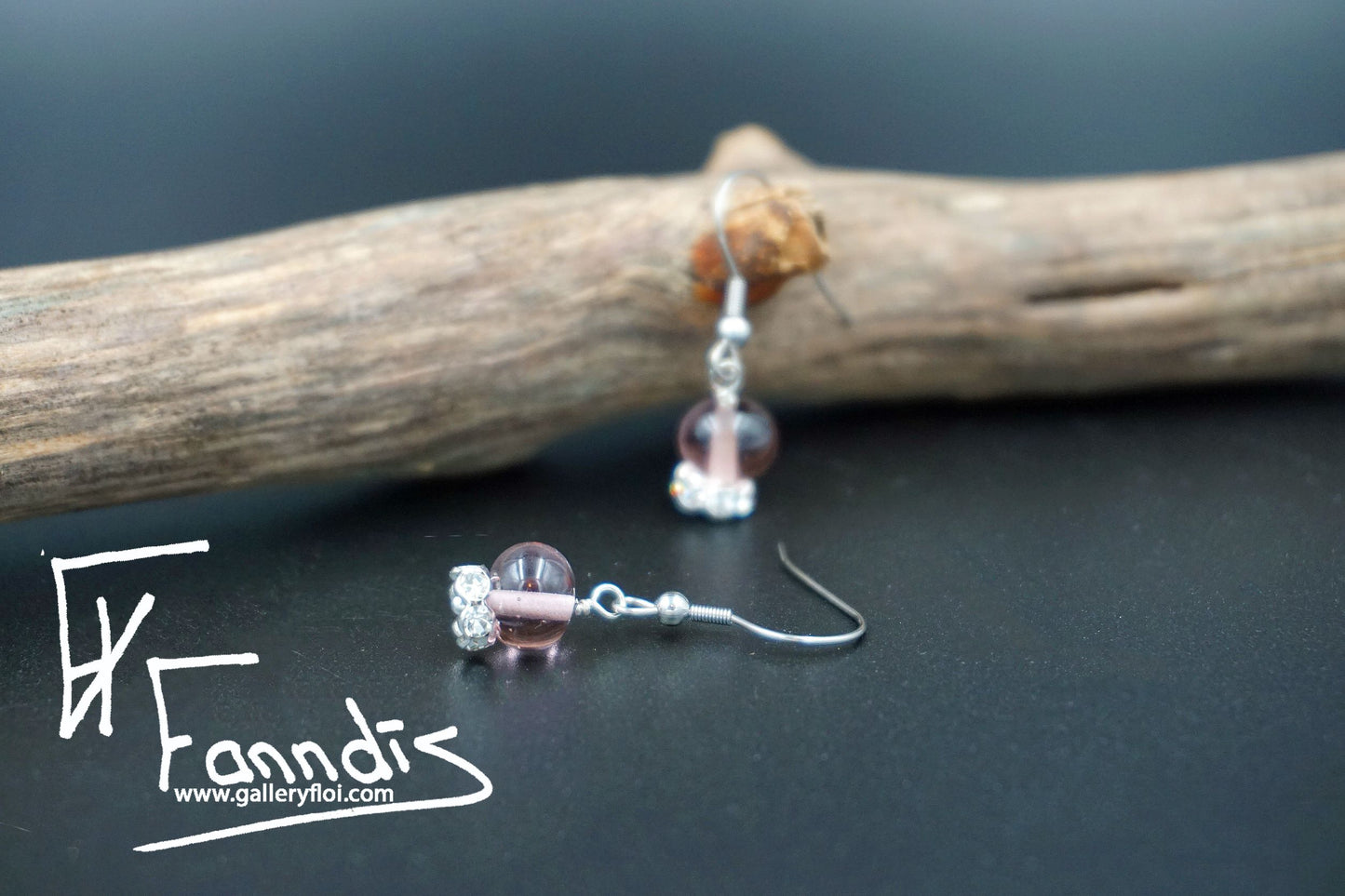 Eyrnalokkar Ametist / Earrings Amethyst