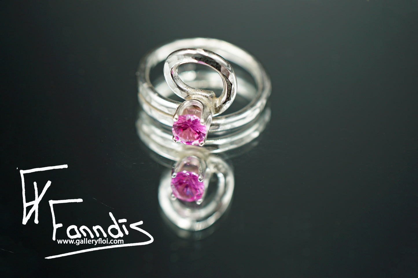 925 Silfur hringur með Zirkonia / 925 Silver ring with Zirkonia