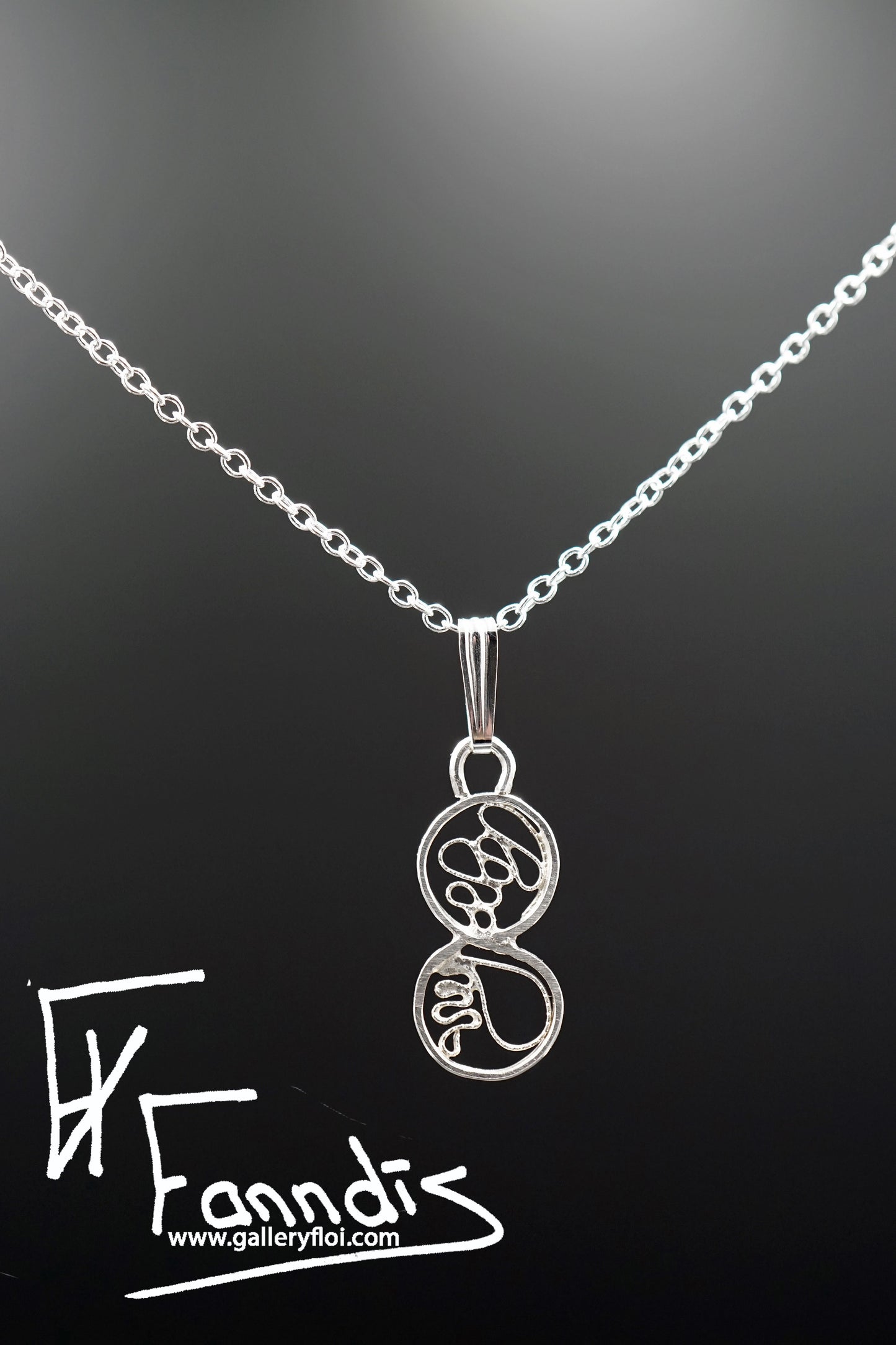 925 Sterling silfur hálsmen / 925 Sterling silver necklace