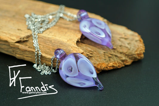 Droplaug hálsmen D. Lavender / Droplaug necklace D. Lavender