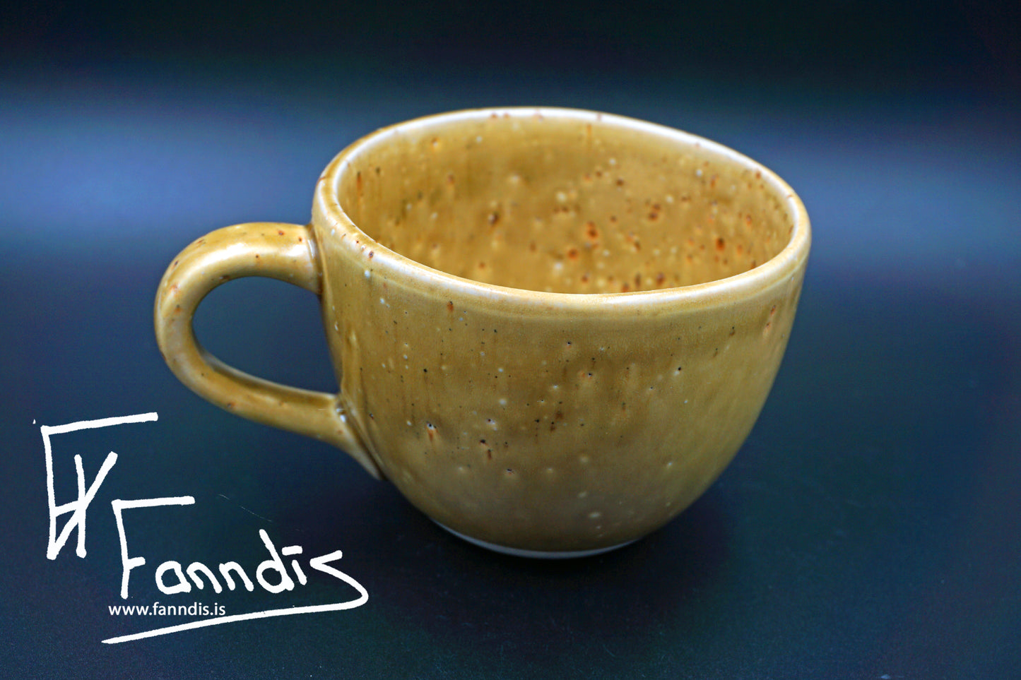 Flói bolli með sandi úr Hvítá / Flói cup with sand from glacier river Hvítá (400 ml)