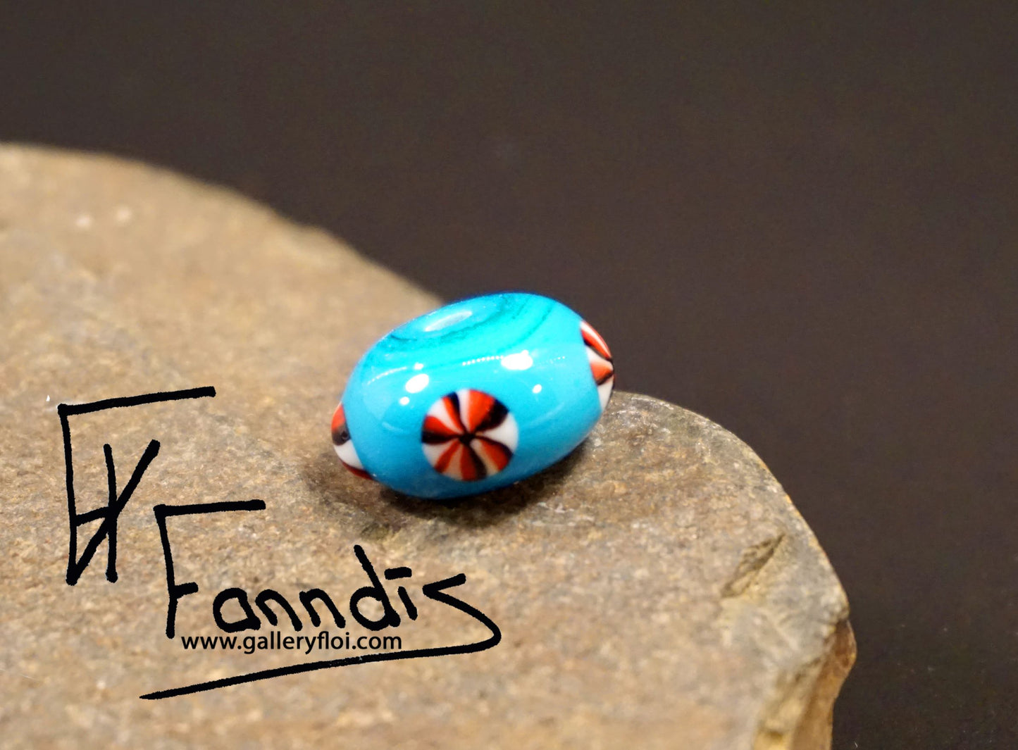 Víkinga glerperlur (söguleg eftirmynd) / Viking glass bead (historical replica)