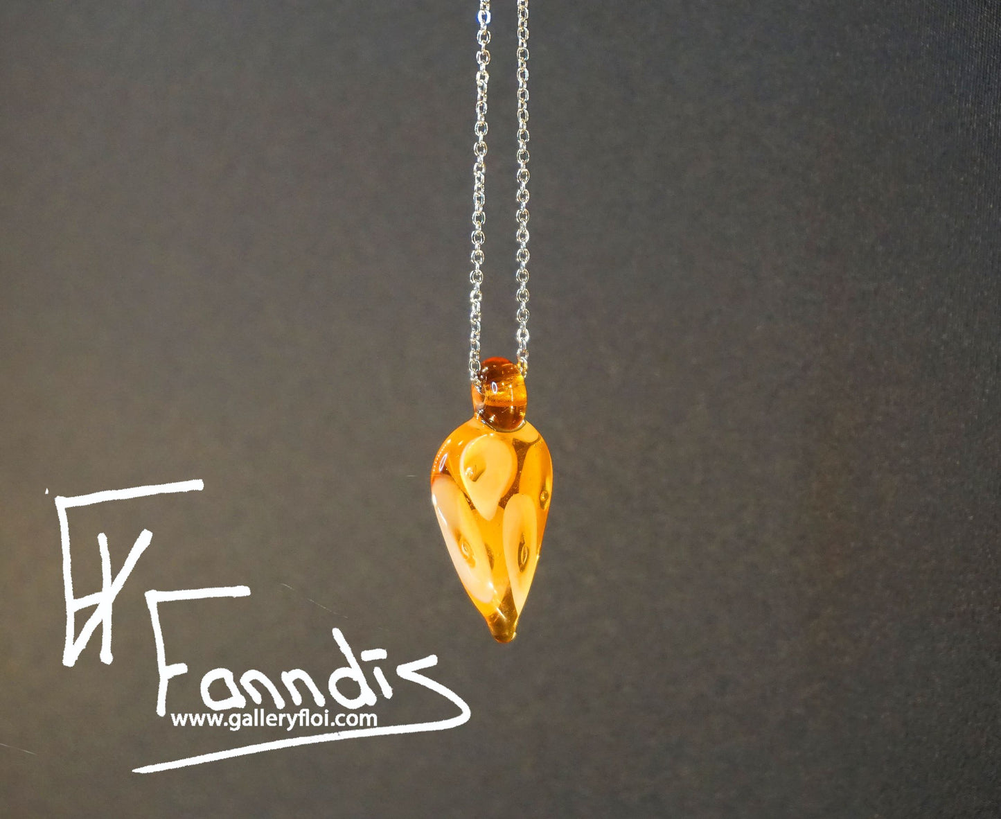 Droplaug hálsmen Raf / Droplaug necklace Amber