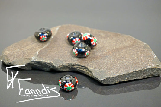 Víkinga glerperlur (söguleg eftirmynd) / Viking glass bead (historical replica)