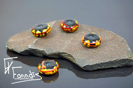 Víkinga glerperlur (söguleg eftirmynd) / Viking glass bead (historical replica)