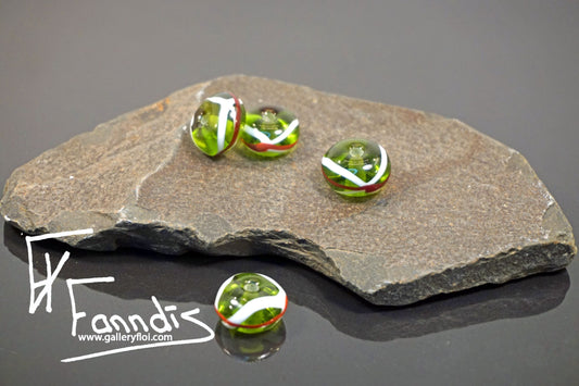 Víkinga glerperlur (söguleg eftirmynd) / Viking glass bead (historical replica)