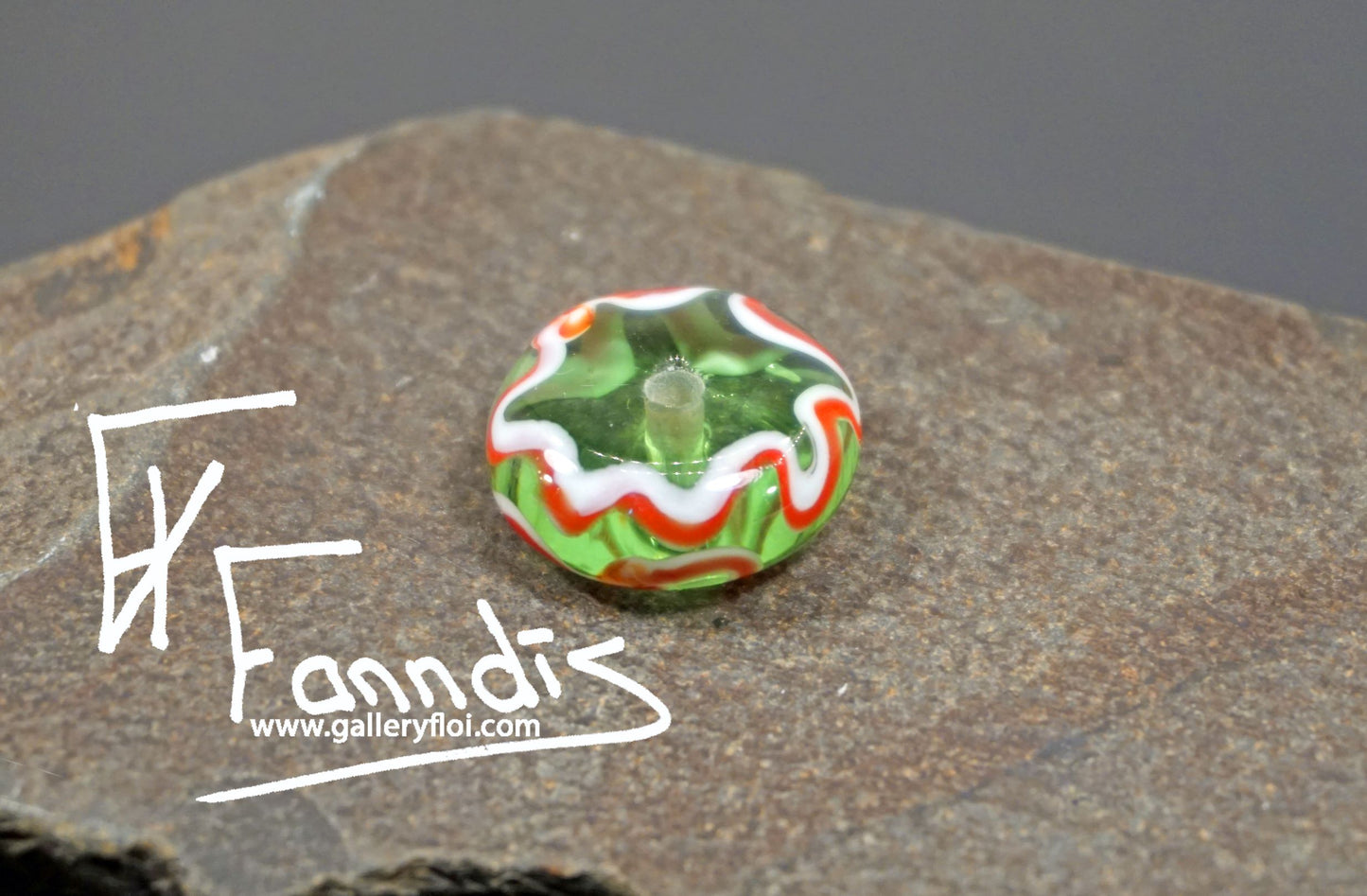 Víkinga glerperlur (söguleg eftirmynd) / Viking glass bead (historical replica)