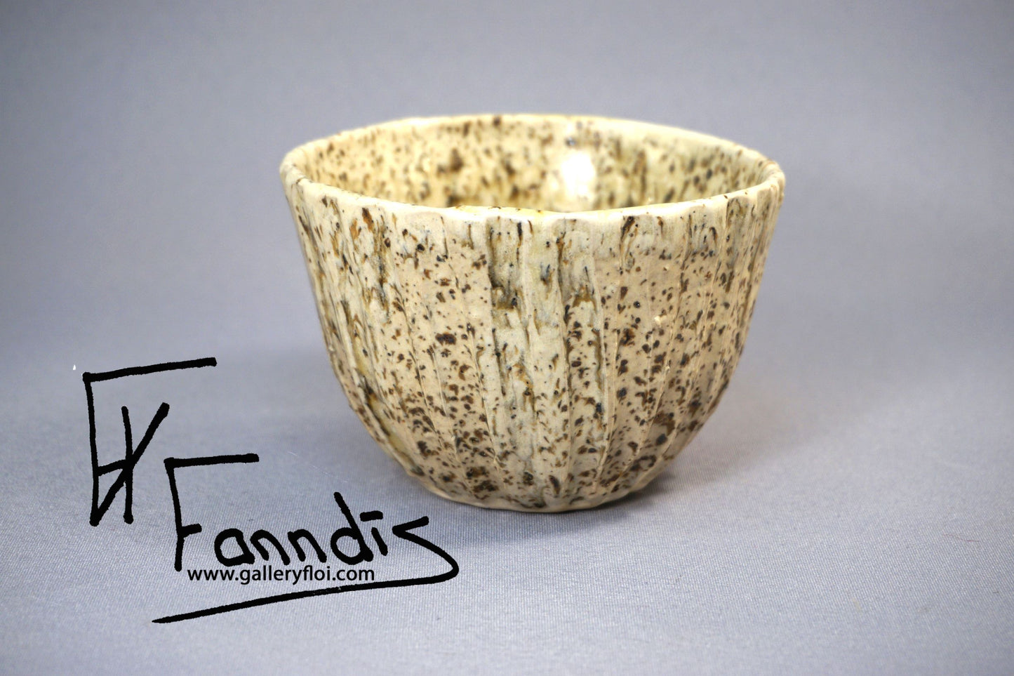 Flói skál með sandi úr Hvítá / Flói bowl with sand from glacier river Hvítá (350 ml)í