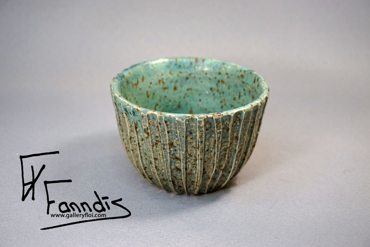 Flói skál með sandi úr Hvítá / Flói bowl with sand from glacier river Hvítá (350 ml)