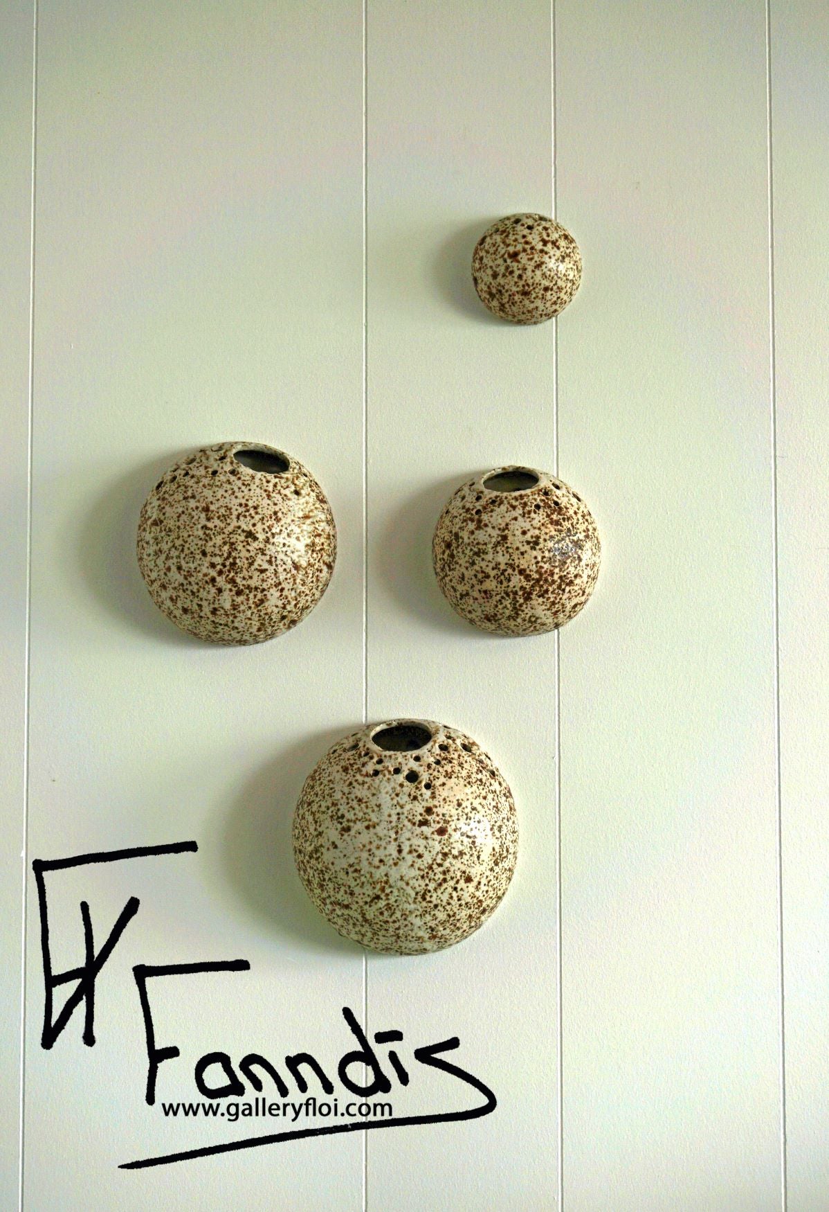 Flói vegg blómavasi / Flói wall flower vase