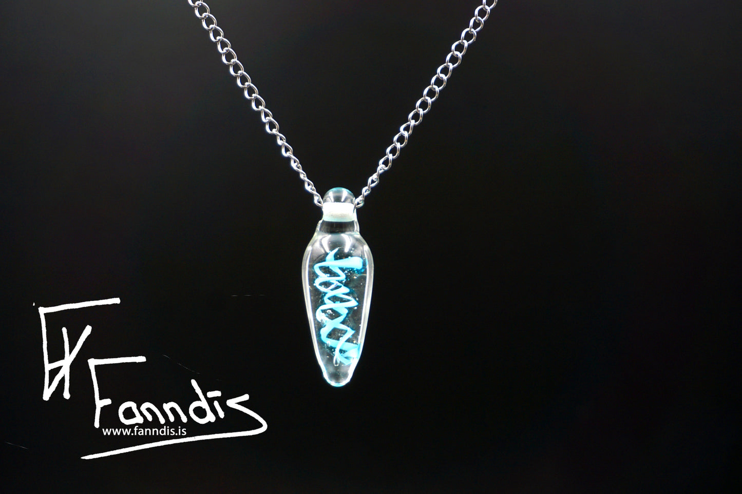 Gler hálsmen / Glass necklace