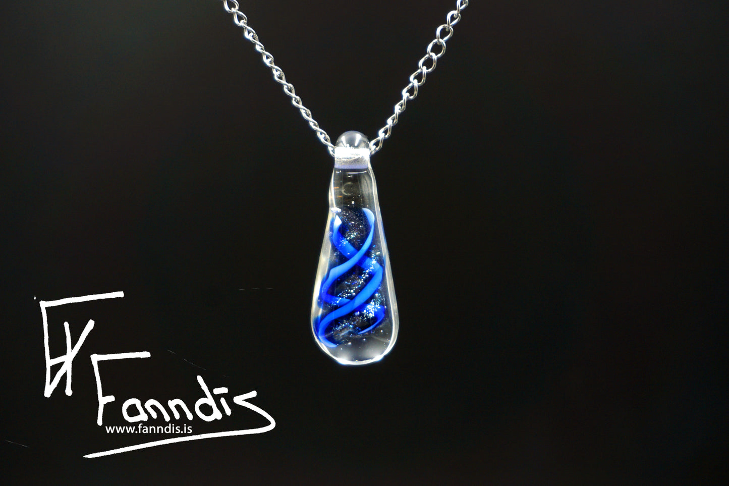 Gler hálsmen / Glass necklace