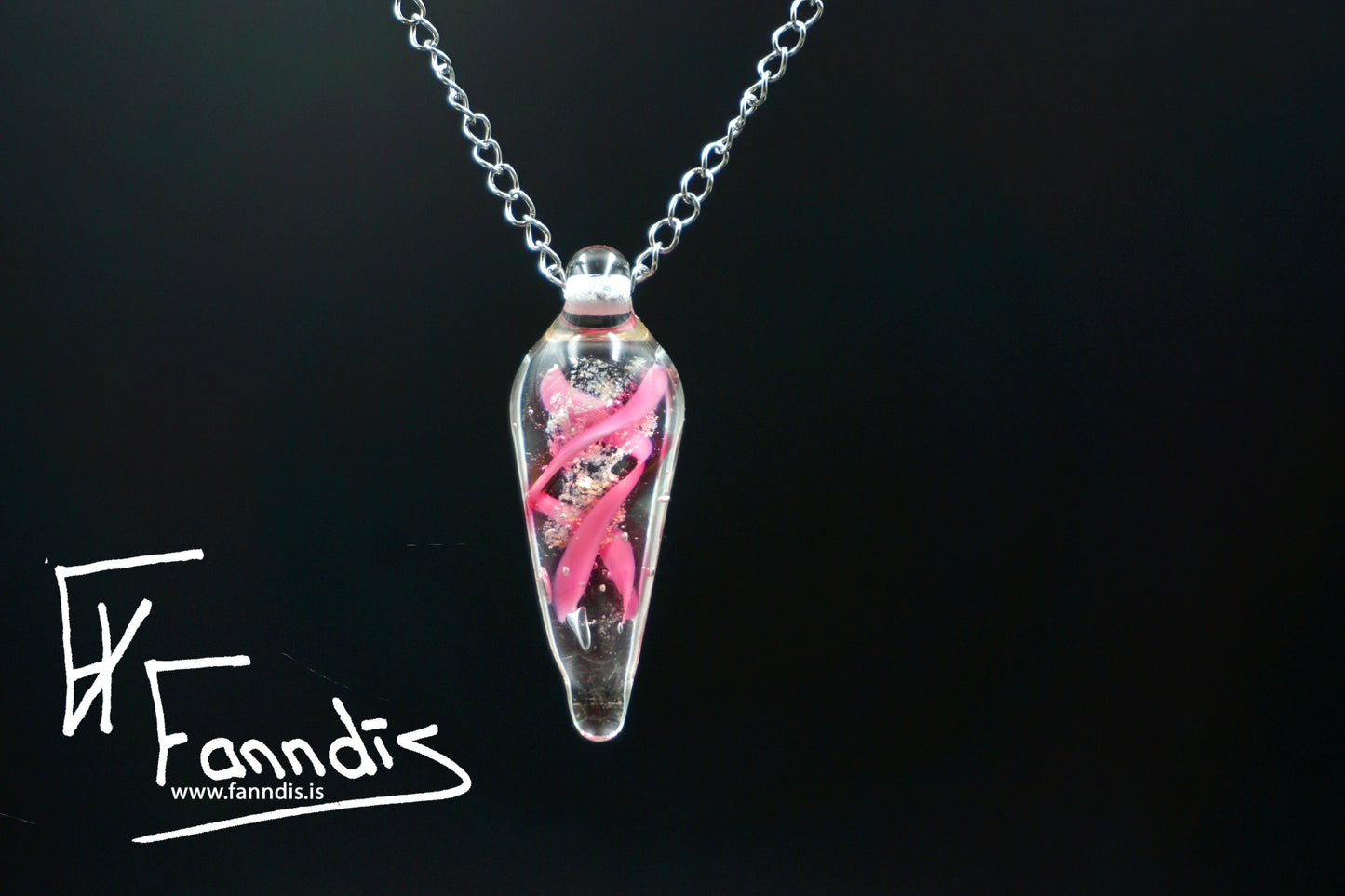 Gler hálsmen / Glass necklace