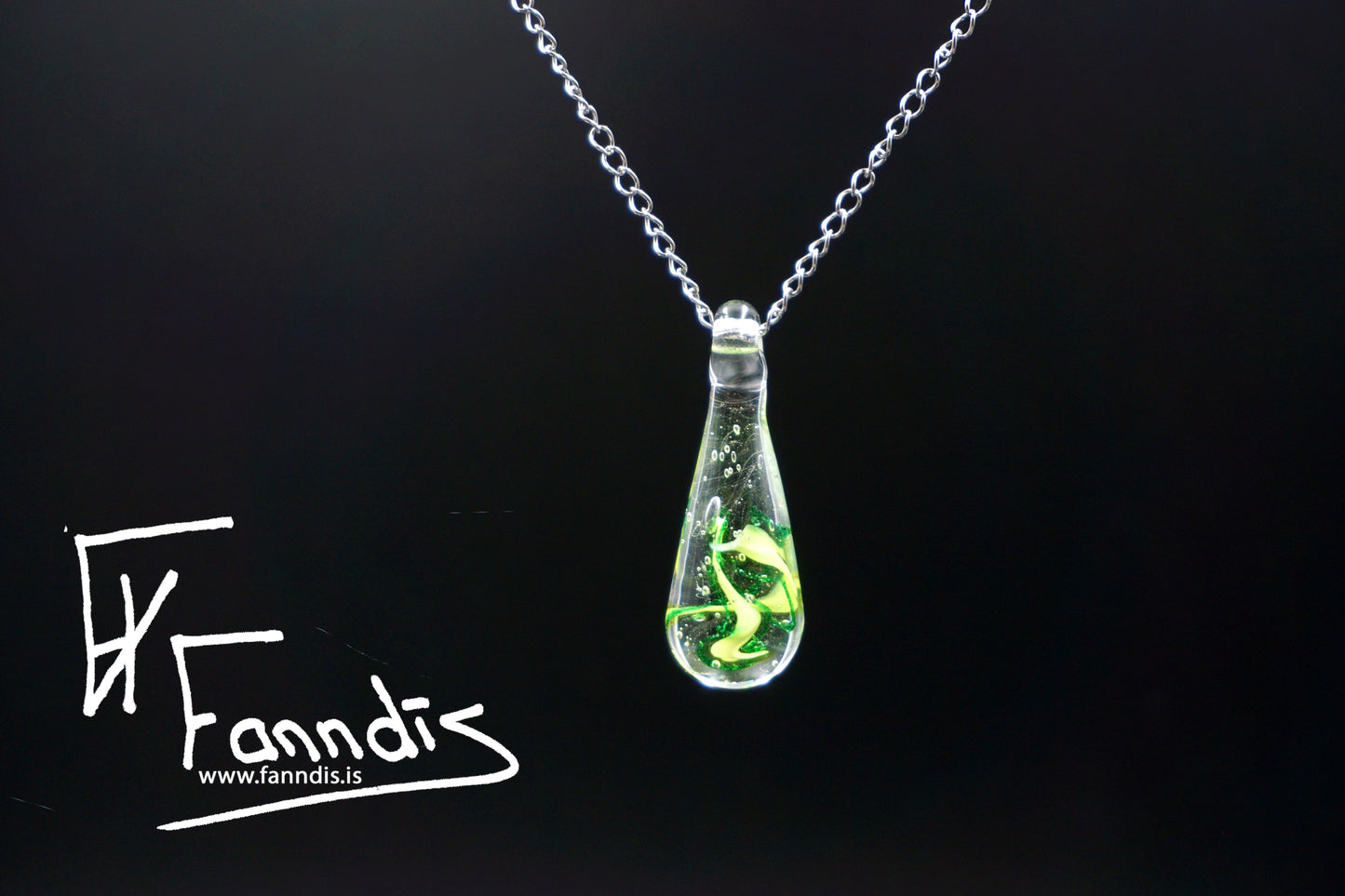 Gler hálsmen / Glass necklace