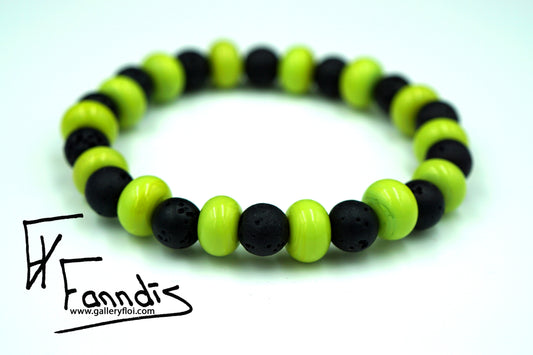 Armband Lime grænn / Bracelet Lime Green