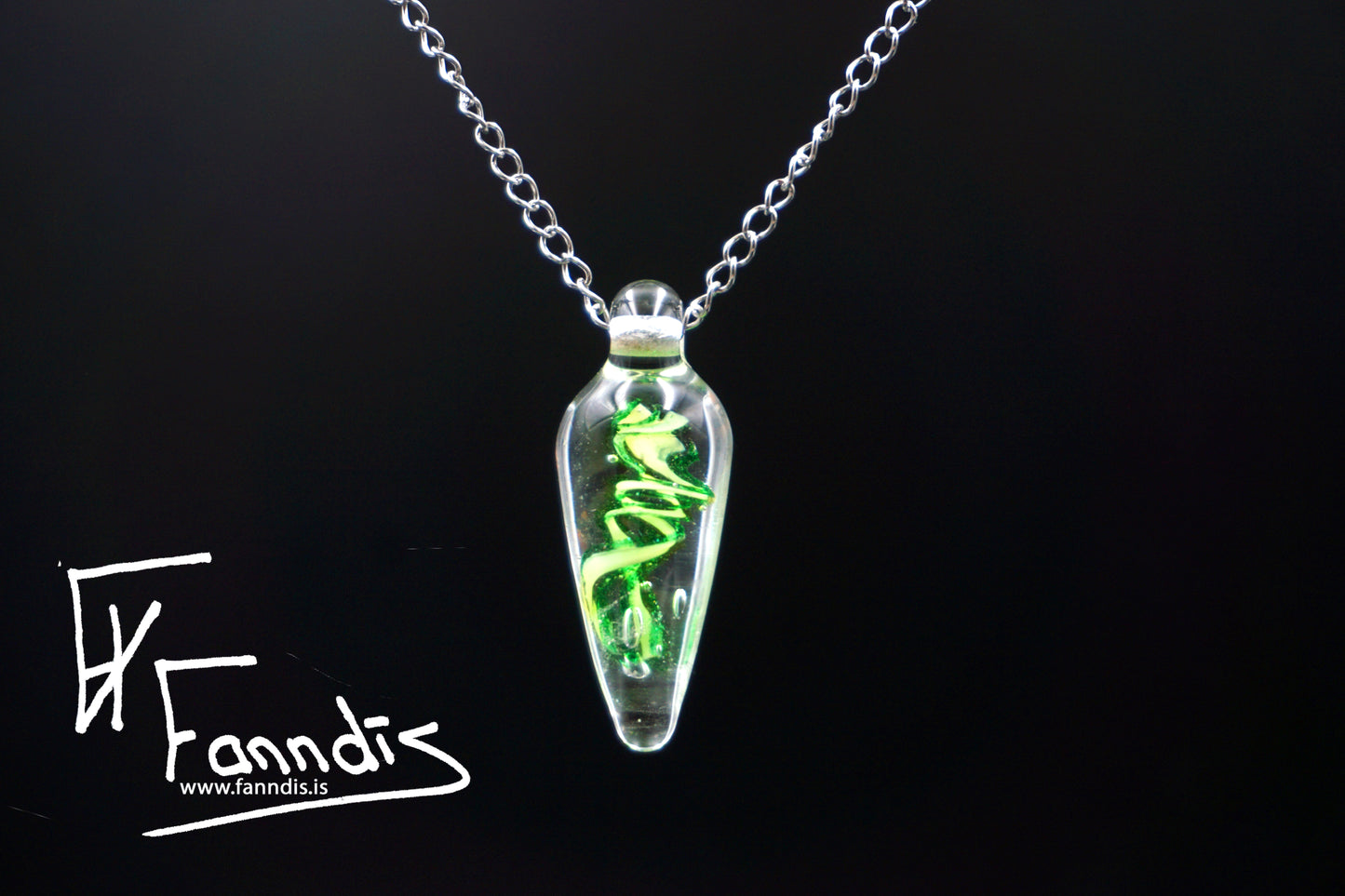 Gler hálsmen / Glass necklace