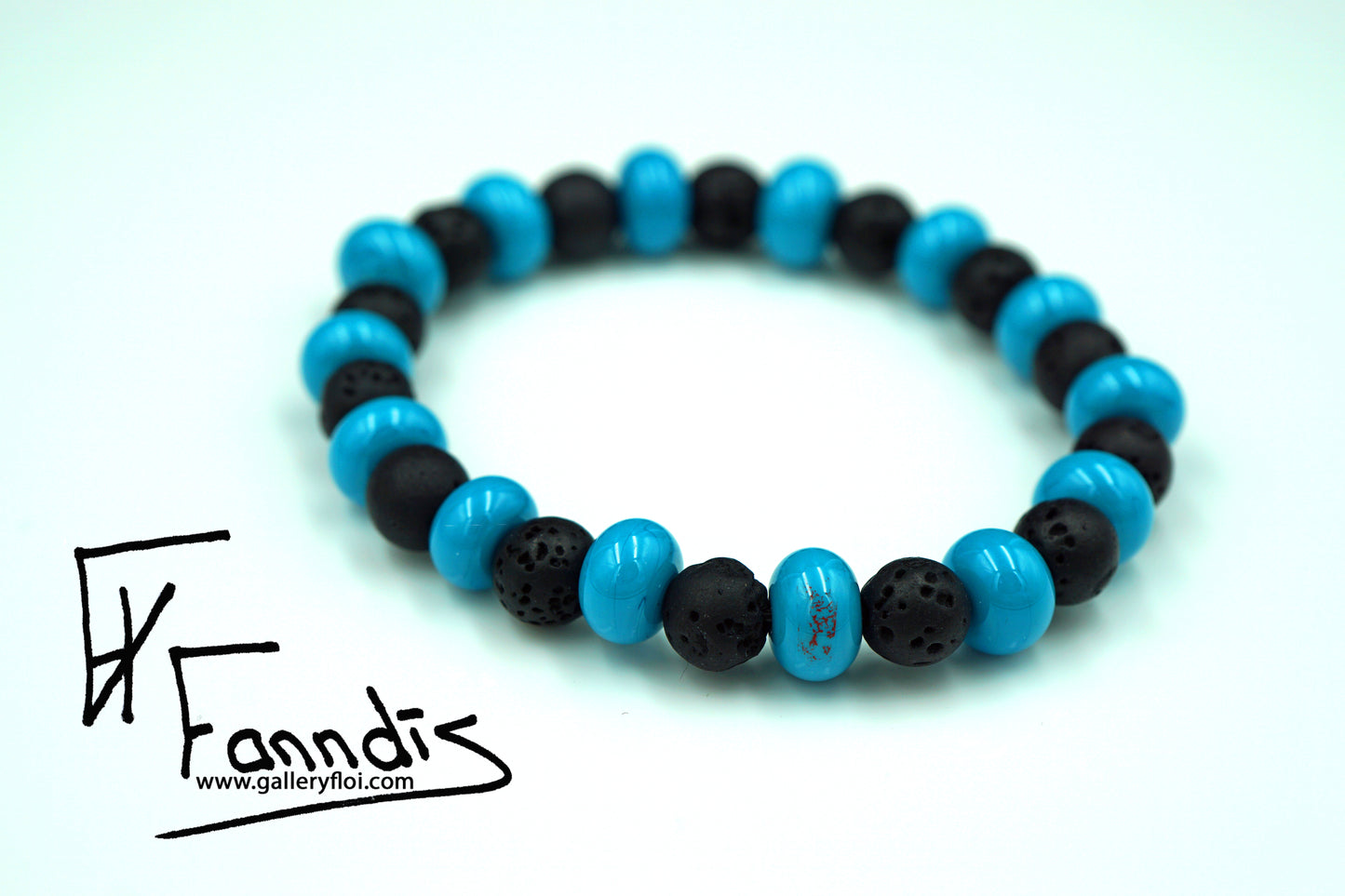 Armband Dökk himinn blár / Bracelet Dark SkyBlue