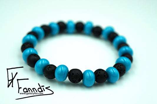 Armband Dökk himinn blár / Bracelet Dark SkyBlue