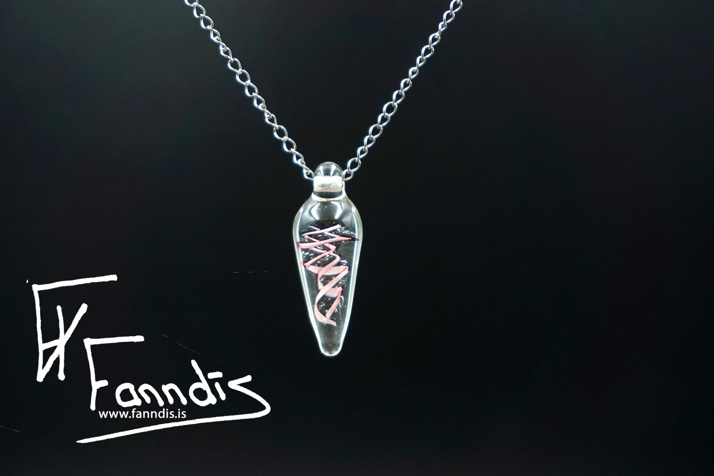Gler hálsmen / Glass necklace