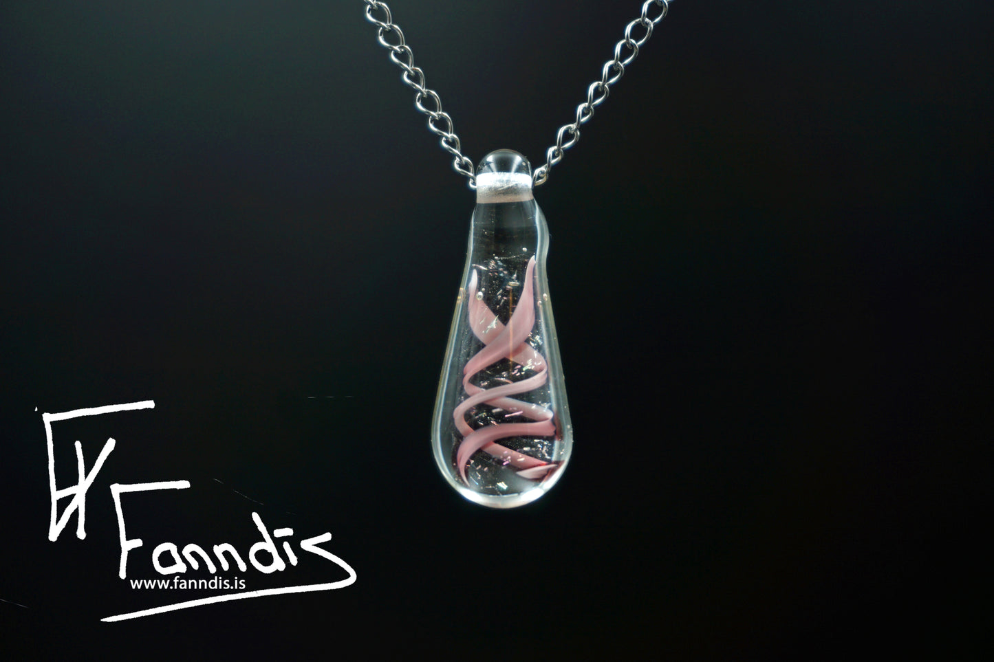 Gler hálsmen / Glass necklace