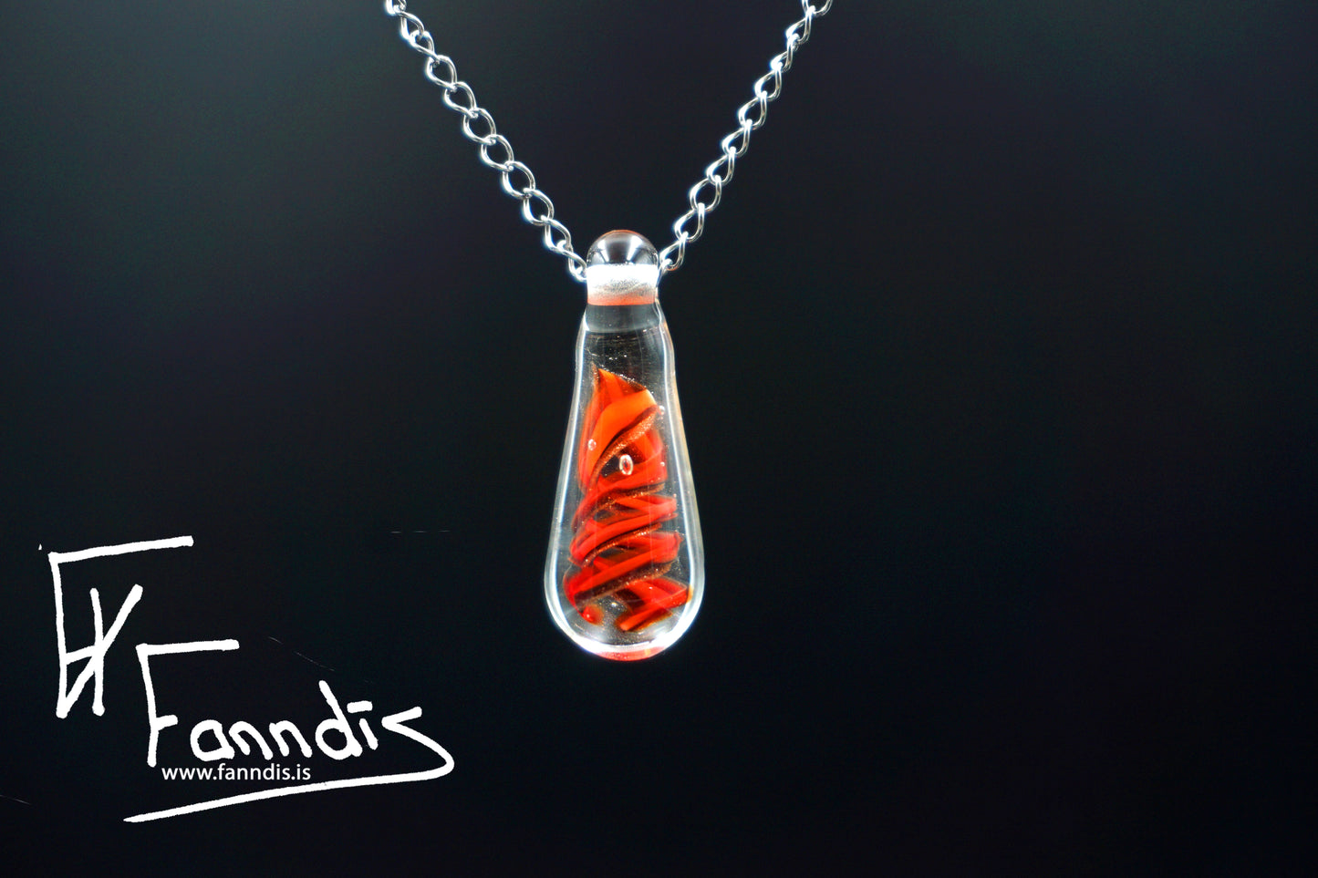 Gler hálsmen / Glass necklace