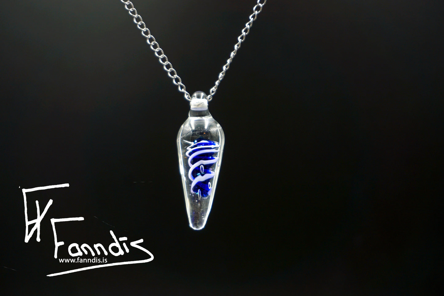 Gler hálsmen / Glass necklace