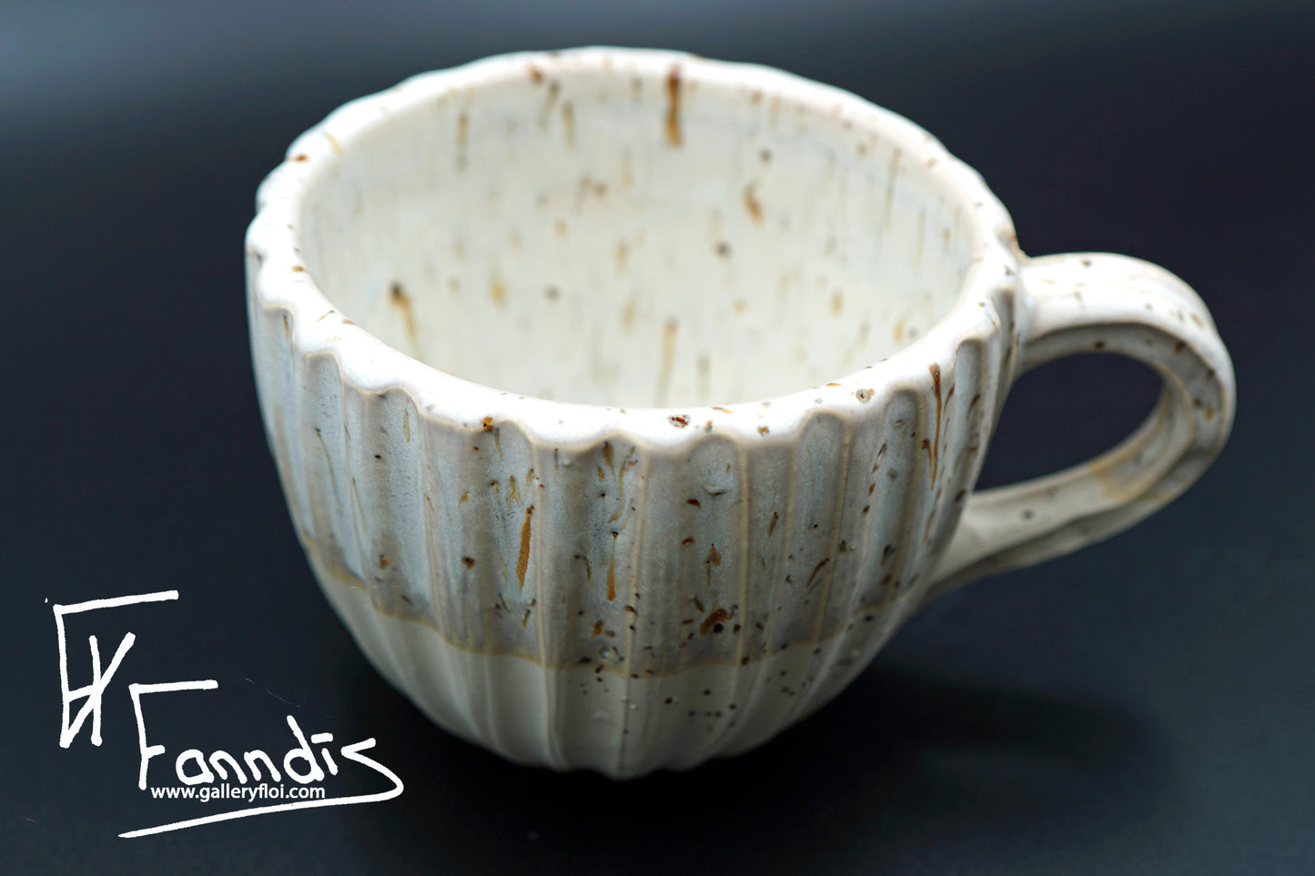 Flói bolli með sandi úr Hvítá / Flói cup with sand from glacier river Hvítá (400 ml)