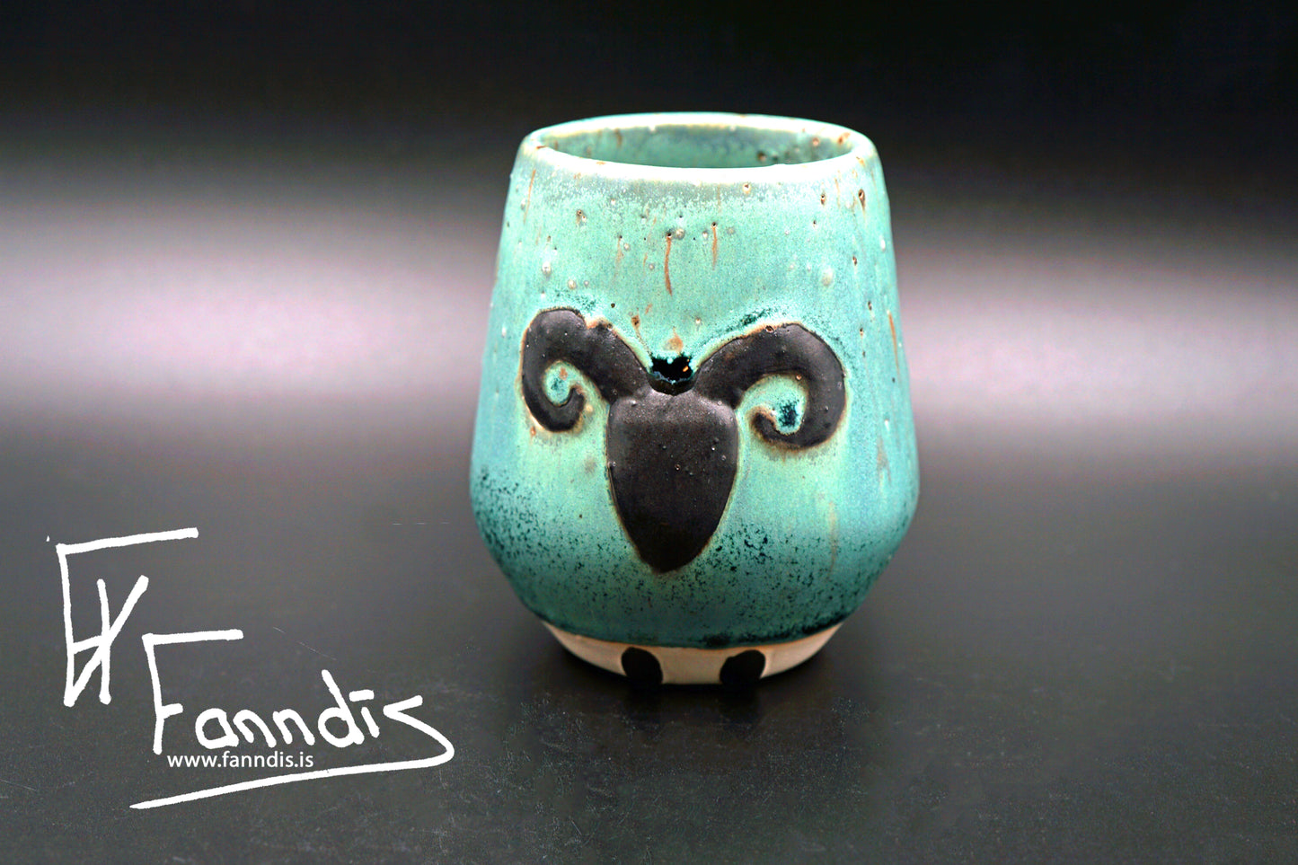 Sauðfjár bolli með hrauni /Sheep cup with lava (250 ml)