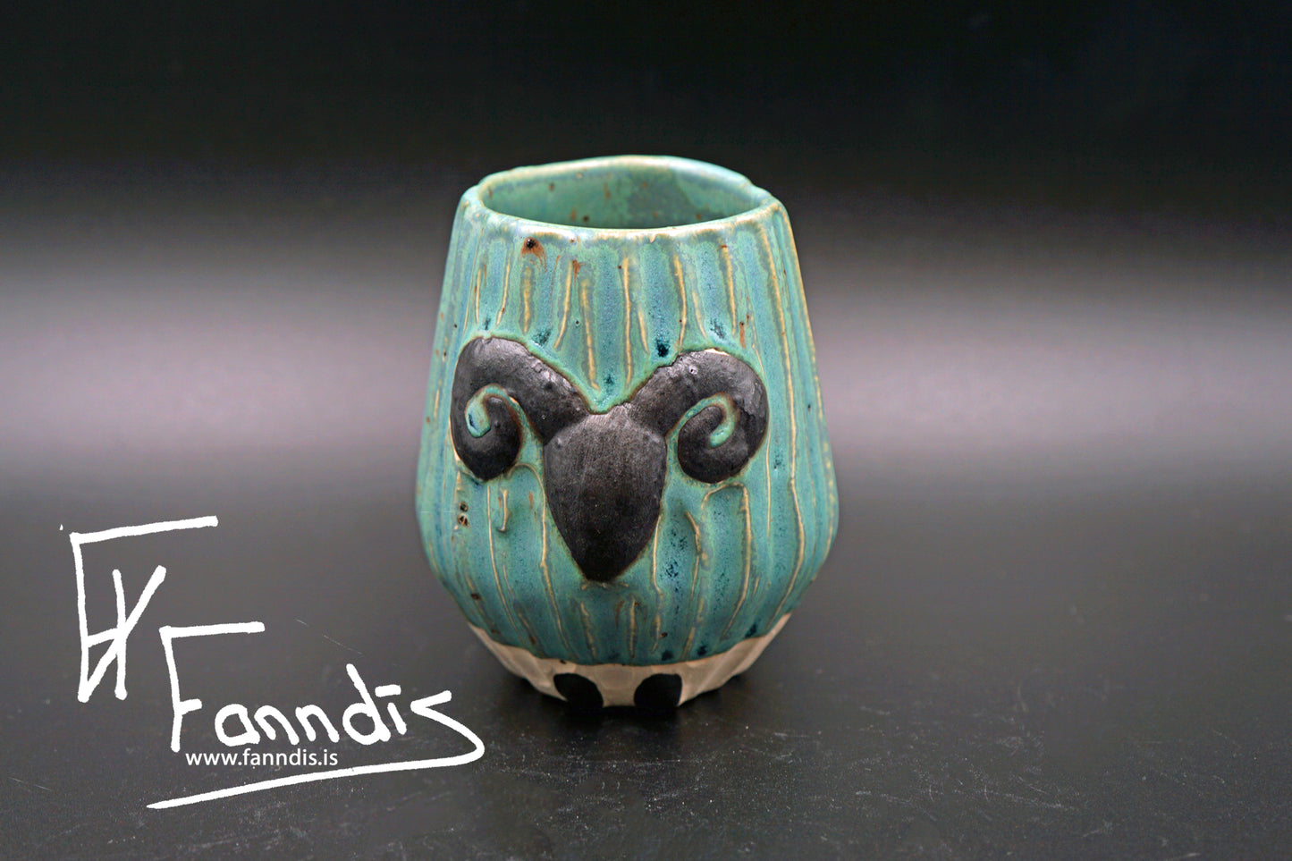 Sauðfjár bolli með hrauni /Sheep cup with lava (250 ml)