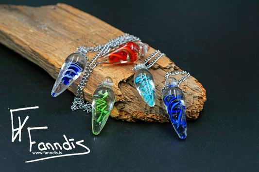 Gler hálsmen / Glass necklace