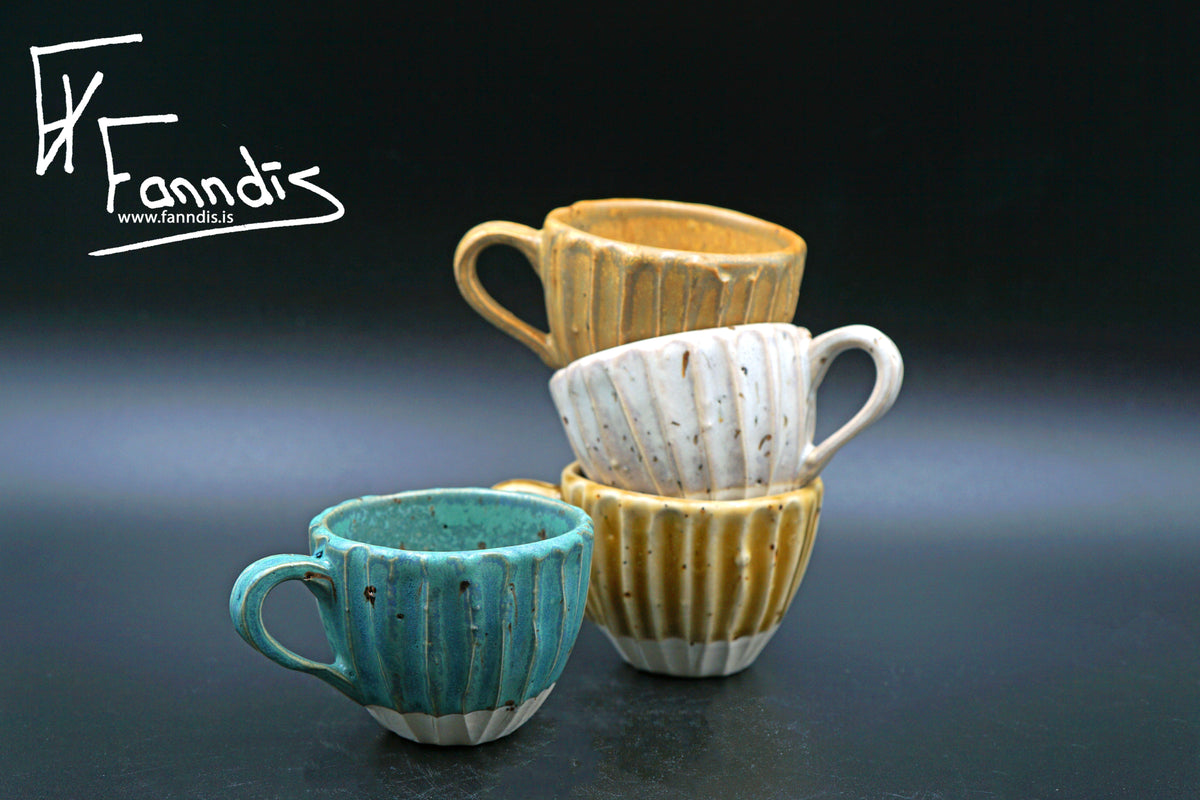 Expresso bolli með hrauni / Expresso cup with lava (50 ml)
