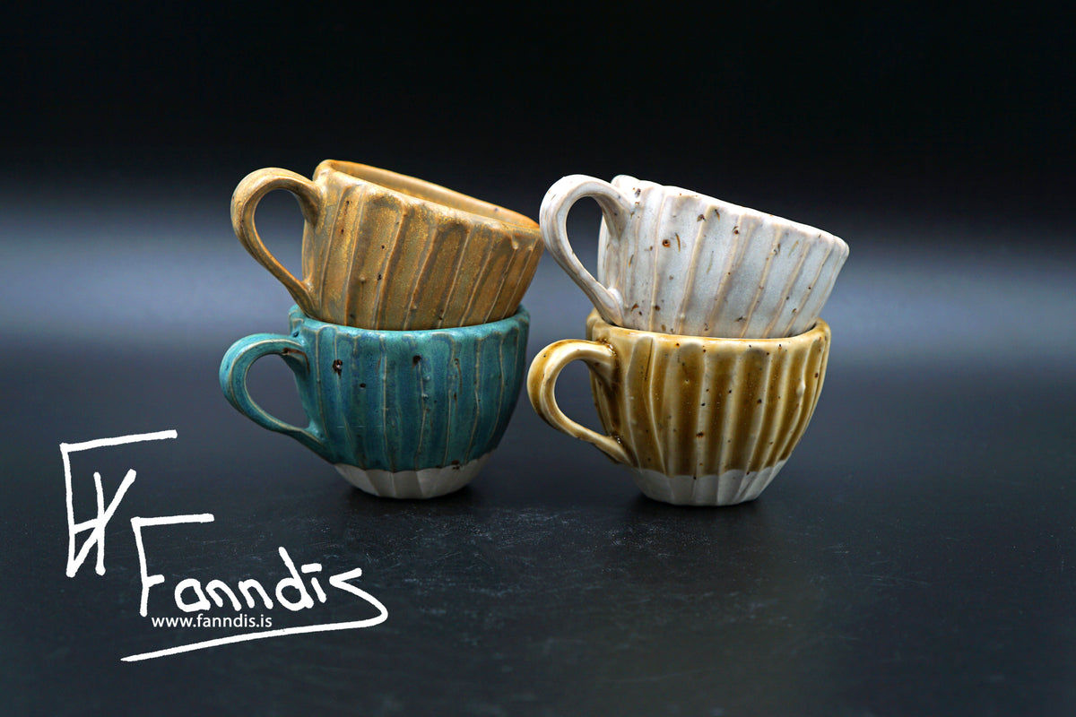 Expresso bolli með hrauni / Expresso cup with lava (50 ml)