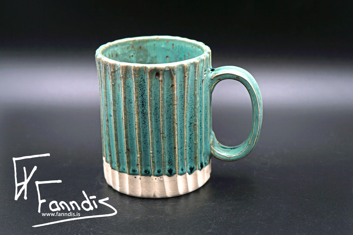Kaffi kanna með hrauni / Coffee mug with lava (300 ml)