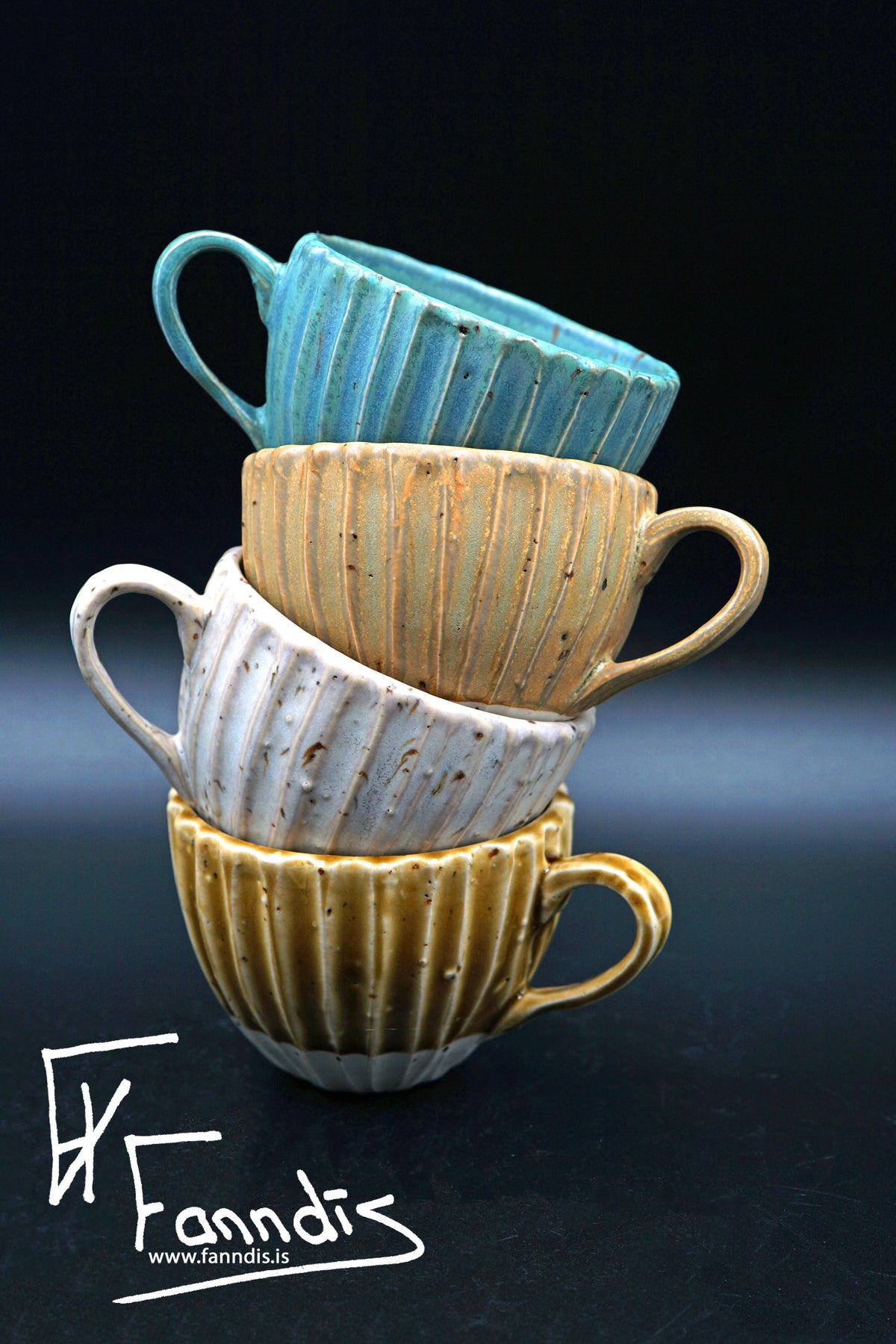 Kaffi bolli með hrauni / Coffee cup with lava (180 ml)