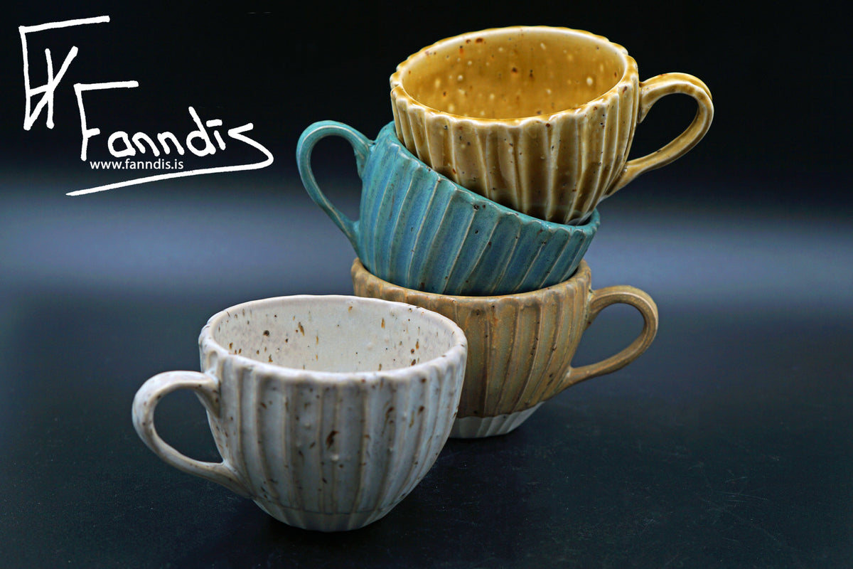 Kaffi bolli með hrauni / Coffee cup with lava (180 ml)