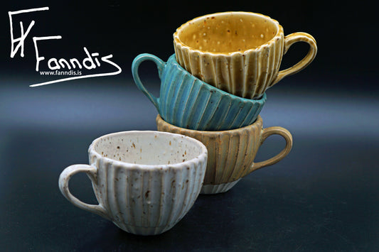 Kaffi bolli með hrauni / Coffee cup with lava (180 ml)