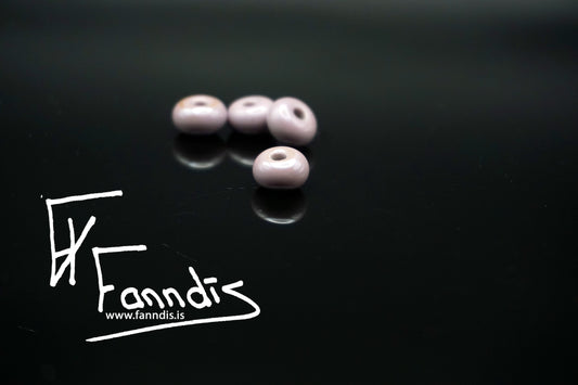 Glerperla Fjólublár / Glass bead Purple