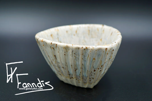 Flói skál með sandi úr Hvítá Lítil / Flói bowl with sand from glacier river Hvítá Small (180 ml)