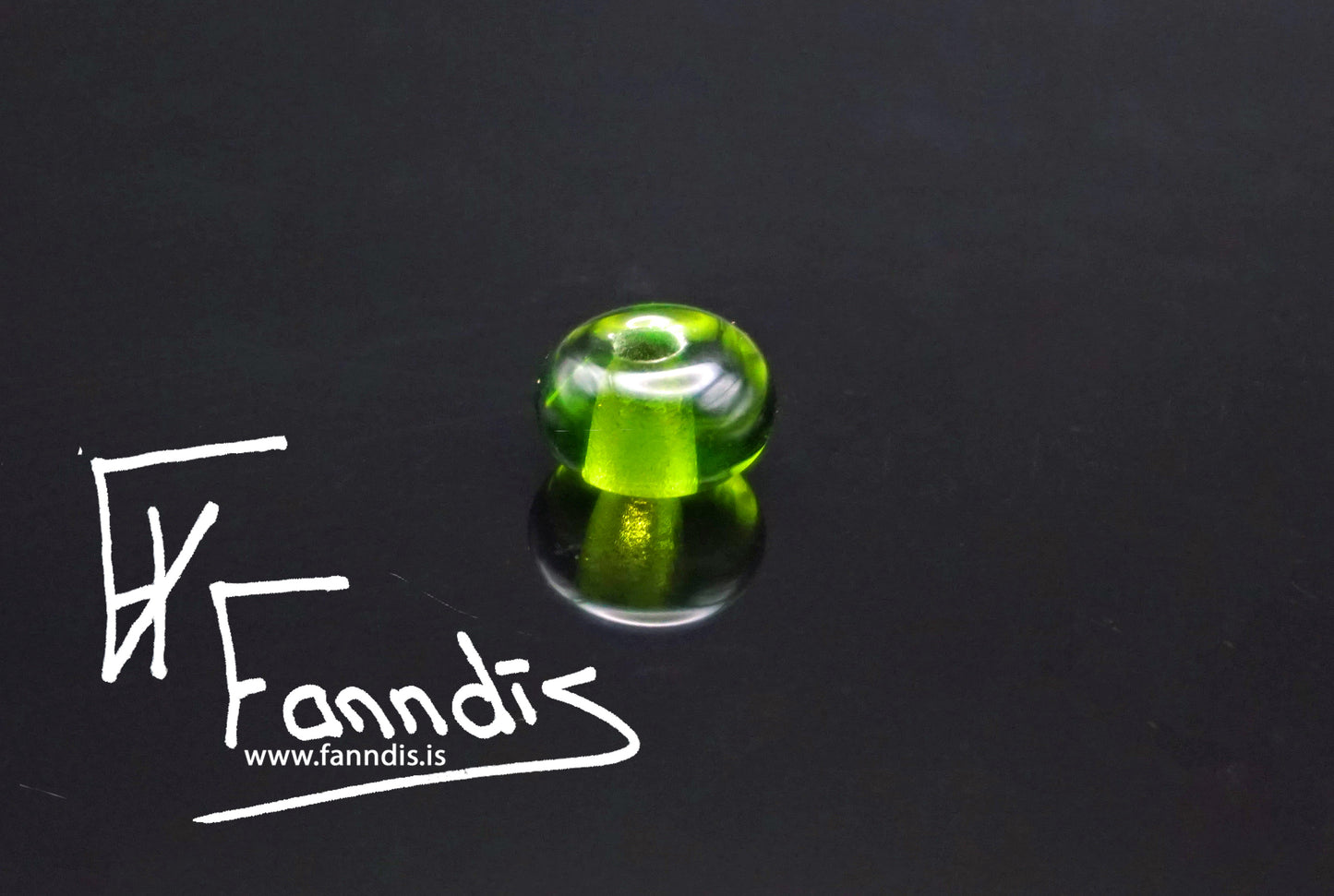 Víkinga glerperlur í gegnsæum lita tónum / Viking glass beads in transparent colors