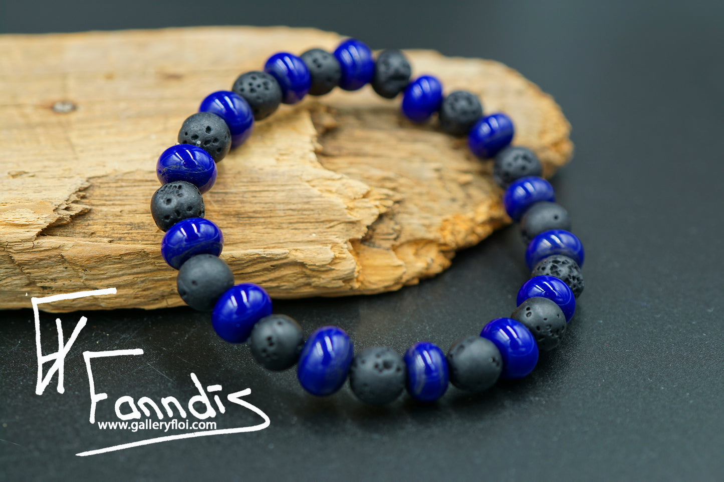 Armband Lapis Kóbalt / Bracelet Lapis Cobalt