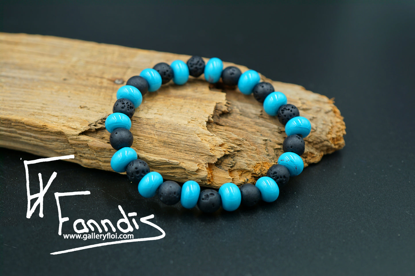 Armband Dökk himinn blár / Bracelet Dark SkyBlue