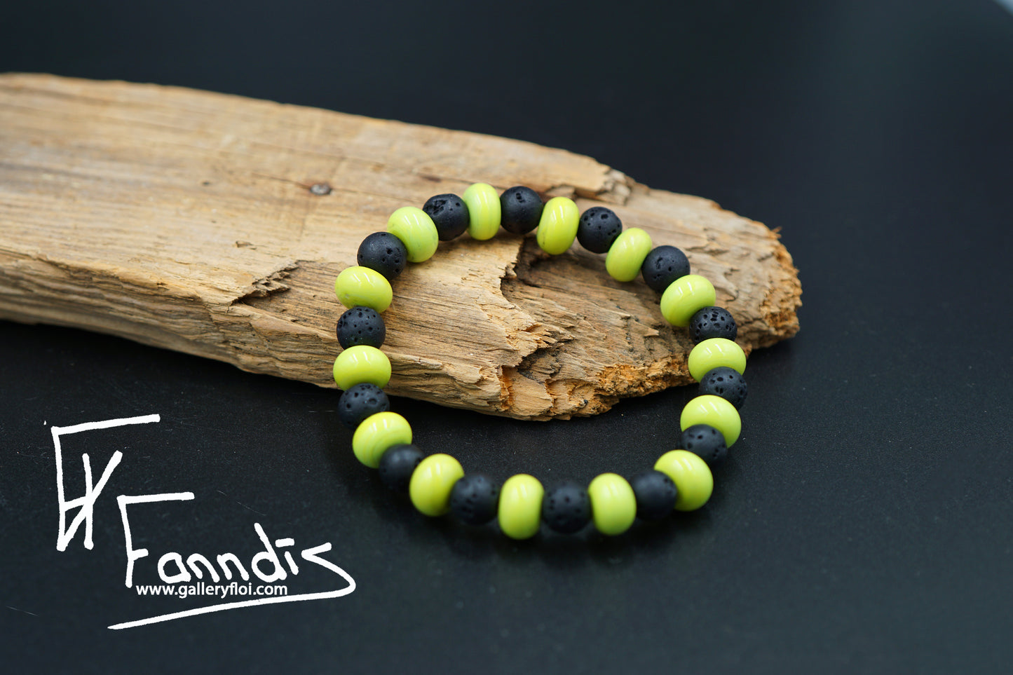 Armband Lime grænn / Bracelet Lime Green