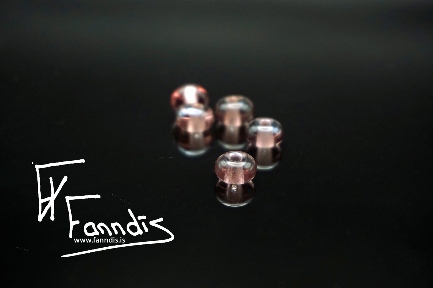 Glerperla Ametist / Glass bead Amethyst