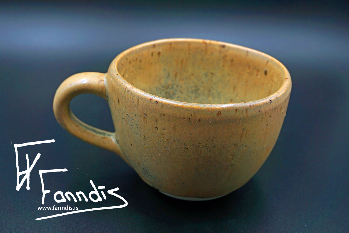 Flói bolli með sandi úr Hvítá / Flói cup with sand from glacier river Hvítá (400 ml)