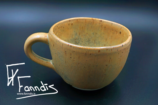 Flói bolli með sandi úr Hvítá / Flói cup with sand from glacier river Hvítá (400 ml)