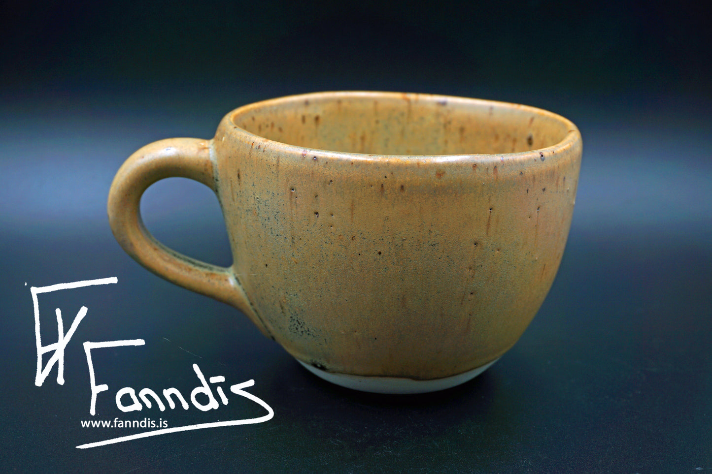 Flói bolli með sandi úr Hvítá / Flói cup with sand from glacier river Hvítá (400 ml)